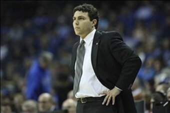 Dec 28, 2013; Memphis, TN, USA; Memphis Tigers head coach Josh Pastner during the first half against the Jackson State Tigers at FedExForum. Mandatory Credit: Nelson Chenault-USA TODAY Sports