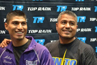 Garcia is trained by his older brother Robert.