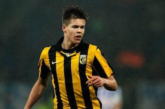 HEERENVEEN, NETHERLANDS - DECEMBER 22: Marco van Ginkel of Vitesse in action during the Eredivisie match between SC Heerenveen and Vitesse Arnhem at Abe Lenstra Stadion on December 22, 2012 in Heerenveen, Netherlands. (Photo by Dean Mouhtaropoulos/Getty HEERENVEEN, NETHERLANDS - DECEMBER 22: Marco van Ginkel of Vitesse in action during the Eredivisie match between SC Heerenveen and Vitesse Arnhem at Abe Lenstra Stadion on December 22, 2012 in Heerenveen, Netherlands. (Photo by Dean Mouhtaropoulos/Getty