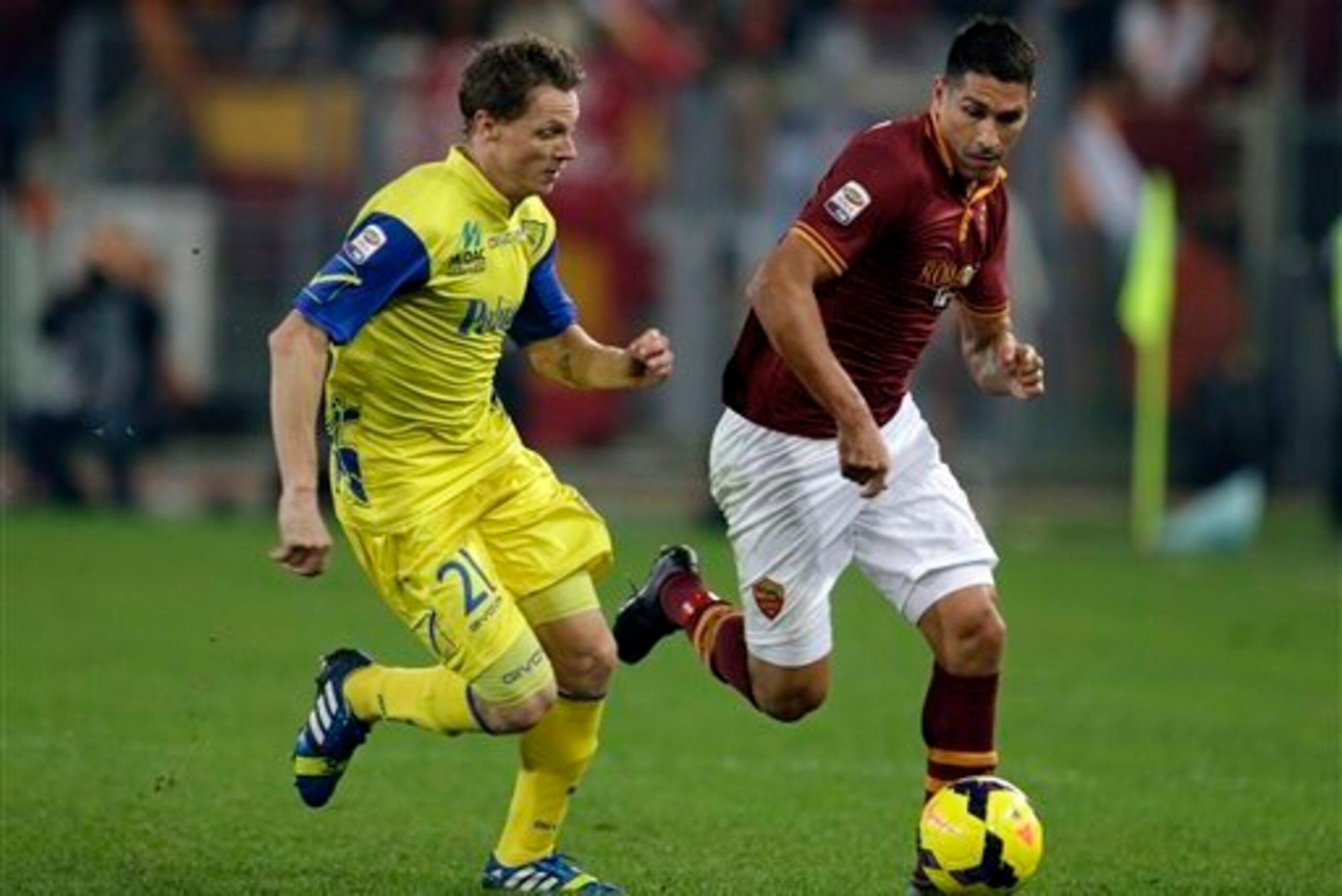 A rare appearance for Borriello under Rudi Garcia A rare appearance for Borriello under Rudi Garcia