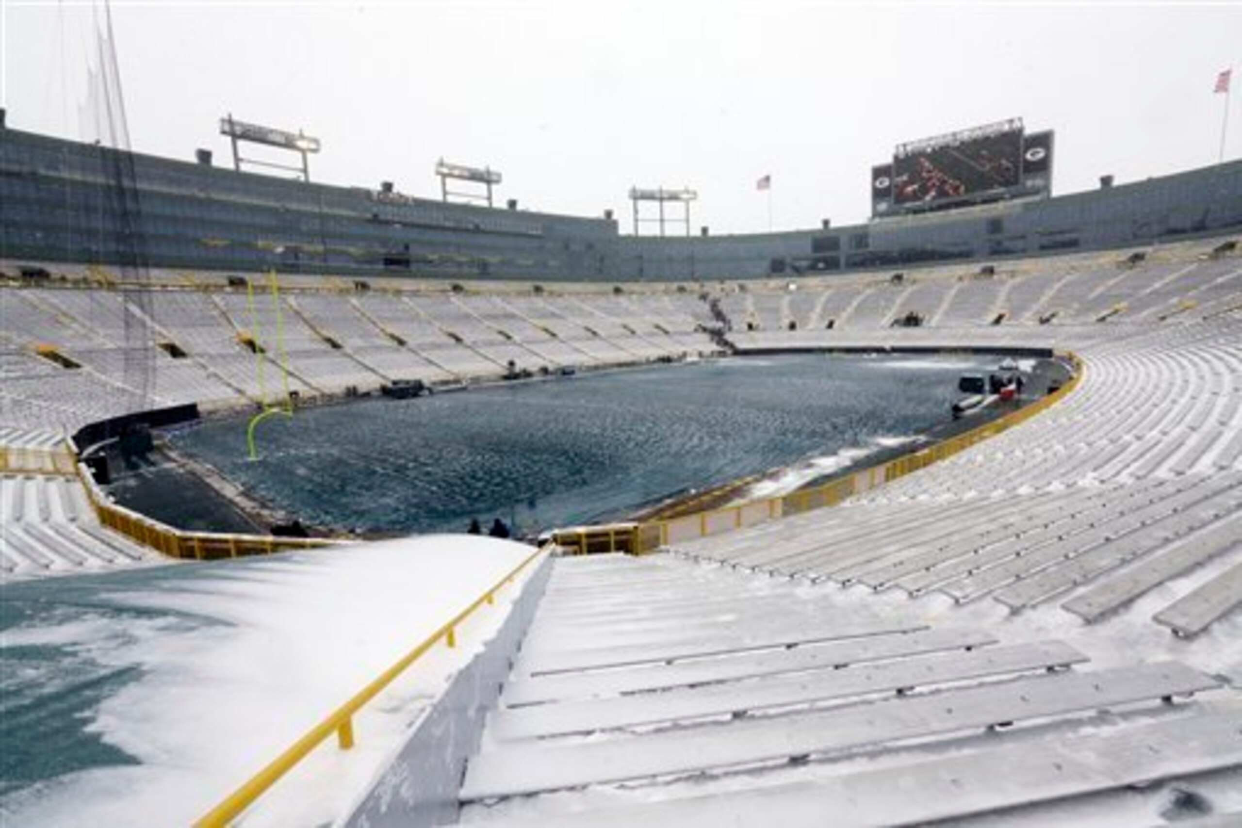 Lambeau Field often plays host to some of the coldest NFL games of the year.