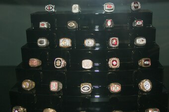 Mark Richt's ring display