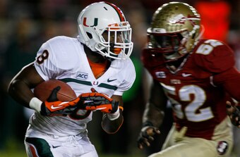 Like Thomas, running back Duke Johnson pledged his allegiance to the hometown Hurricanes and never looked back.