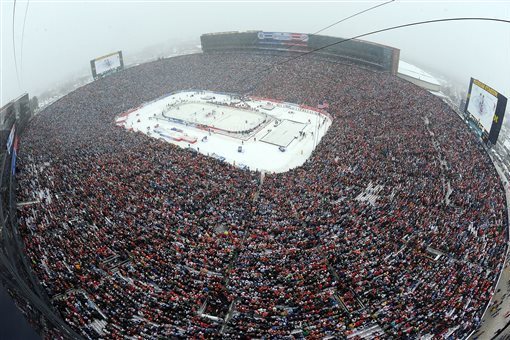 The Big House, in wintertime