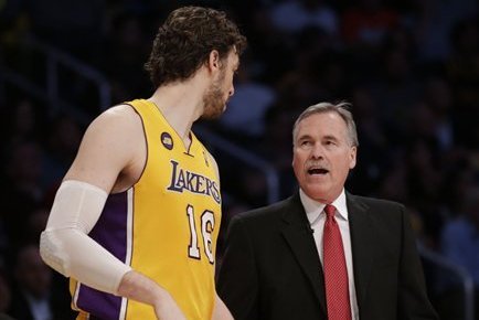 Mike D'Antoni and Pau Gasol rarely see eye to eye.