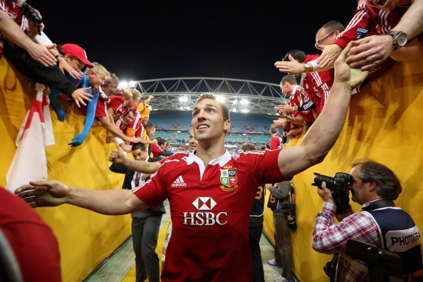 SYDNEY, AUSTRALIA - JULY 06:  George North of the Lions walks down the tunnel ands receives the applause of the crowd after their victory during the International Test match between the Australian Wallabies and British & Irish Lions at ANZ Stadium on July