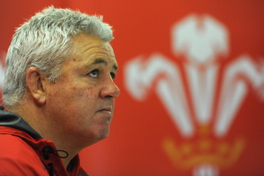 CARDIFF, WALES - JANUARY 28:  Wales coach Warren Gatland faces the press during the Wales team announcement ahead of their RBS Six Nations match against Italy on saturday, at the Vale hotel on January 28, 2014 in Cardiff, Wales.  (Photo by Stu Forster/Get