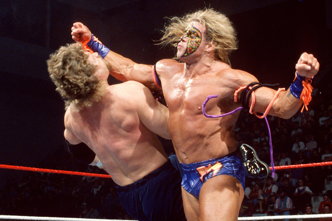 Ultimate Warrior in action