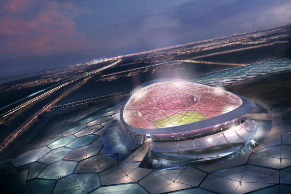 LUSAIL CITY, QATAR:  In this handout illustration provided by Qatar 2022, the Qatar 2022 Bid Committee today unveiled detailed plans for the iconic Lusail Stadium. With a capacity in excess of 86,000 and surrounded by water,  the stadium would host the Wo