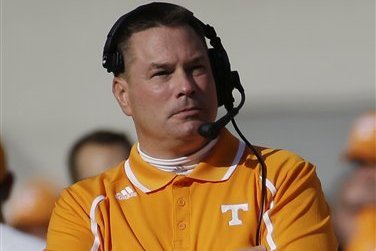 Tennessee head coach Butch Jones