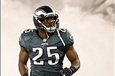 Jan 4, 2014; Philadelphia, PA, USA; Philadelphia Eagles running back LeSean McCoy (25) runs onto the field prior to the Eagles' game against the New Orleans Saints in the 2013 NFC wild card playoff football game at Lincoln Financial Field. The Saints won 