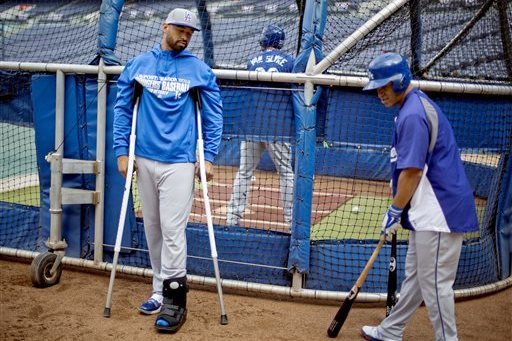 A serious ankle injury cost Matt Kemp a chance to play in the postseason.