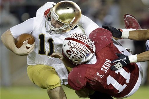 Shayne Skov would be a dynamic pairing alongside A.J. Hawk in the middle.