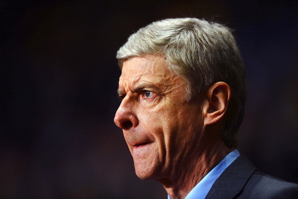BIRMINGHAM, ENGLAND - JANUARY 13:  Arsene Wenger manager of Arsenal looks on during the Barclays Premier League match between Aston Villa and Arsenal at Villa Park on January 13, 2014 in Birmingham, England.  (Photo by Laurence Griffiths/Getty Images)