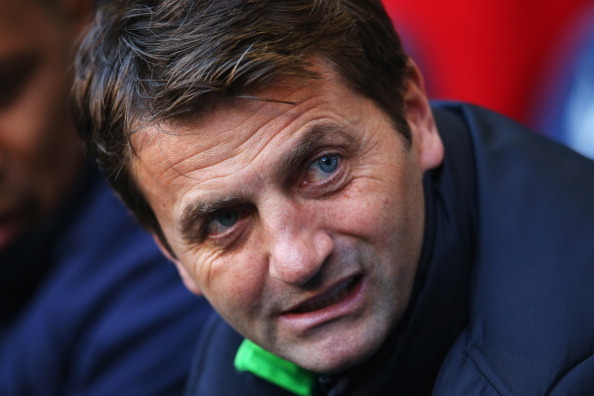 LONDON, ENGLAND - JANUARY 11: Tim Sherwood, manager of Tottenham Hotspur looks on during the Barclays Premier League match between Tottenham Hotspur and Crystal Palace at White Hart Lane on January 11, 2014 in London, England.  (Photo by Julian Finney/Get