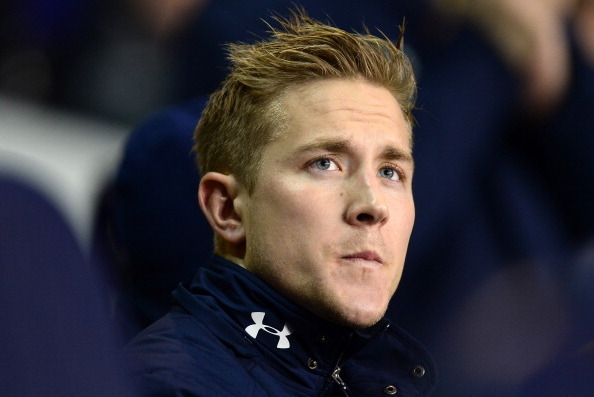 LONDON, ENGLAND - JANUARY 29: Lewis Holtby of Tottenham Hotspur looks on during the Barclays Premier League match between Tottenham Hotspur and Manchester City at White Hart Lane on January 29, 2014 in London, England.  (Photo by Jamie McDonald/Getty Imag