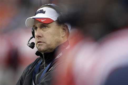 Ole Miss head coach Hugh Freeze