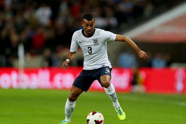 LONDON, ENGLAND - NOVEMBER 19:  Ashley Cole of England in action during the international friendly match between England and Germany at Wembley Stadium on November 19, 2013 in London, England.  (Photo by Clive Rose/Getty Images)