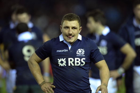 EDINBURGH, SCOTLAND - NOVEMBER 23: Duncan Weir of Scotland reacts at the final whistle during the Scotland v Australia Autumn International Series Match at Murrayfield Stadium on November 23, 2013 in Edinburgh, Scotland. (Photo by Mark Runnacles/Getty Ima
