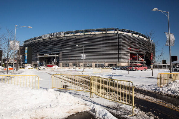 EAST RUTHERFORD, NJ - JANUARY 22:  MetLife Stadium, which will host Superbowl XLVIII next month, is seen on January 22, 2014 in East Rutherford, New Jersey. In what is being called the first ever 'cold weather superbowl,' the Denver Broncos and Seattle Se