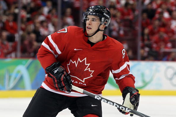 VANCOUVER, BC - FEBRUARY 16:  Sidney Crosby of Canada skates against Norway during the ice hockey men's preliminary game on day 5 of the Vancouver 2010 Winter Olympics at Canada Hockey Place on February 16, 2010 in Vancouver, Canada.  (Photo by Bruce Benn