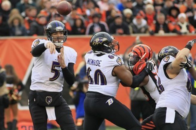 There are concerns Joe Flacco's isn't mobile enough to throw so many bootleg passes. But how athletic is Matt Schaub? He did it just fine.