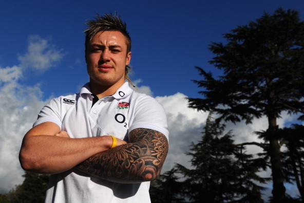 BAGSHOT, ENGLAND - JANUARY 23:  England new boy Jack Nowell poses for a portrait during an England media session at Pennyhill Park on January 23, 2014 in Bagshot, England.  (Photo by Mike Hewitt/Getty Images)