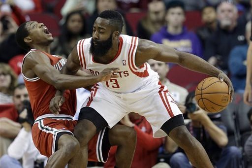 James Harden of the Houston Rockets