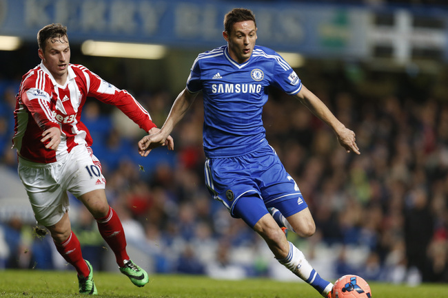 Defensive midfielder Nemanja Matic will likely play a big part in Chelsea's run at a Premier League title as well as their progress in the UEFA Champions League  this spring.