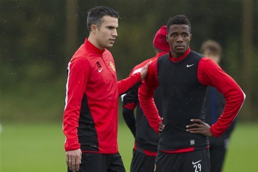 Wilfried Zaha (right) has made a loan move to Cardiff City.
