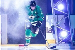 Jan 16, 2014; Dallas, TX, USA; Dallas Stars left wing Ray Whitney (13) takes the ice to face the Boston Bruins at the American Airlines Center. The Bruins defeated the Stars 5-2. Mandatory Credit: Jerome Miron-USA TODAY Sports