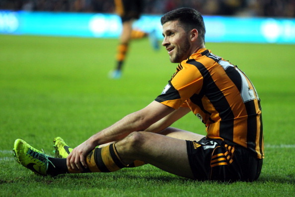 HULL, ENGLAND - FEBRUARY 01:  Hull City's Shane Long looks on during the Barclays Premier League match between Hull City and Tottenham Hotspur at KC Stadium on February 01, 2014 in Hull, England.  (Photo by Tim Keeton/Getty Images)