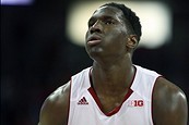Jan 8, 2014; Madison, WI, USA; Wisconsin Badgers forward Nigel Hayes (10) attempts a free throw during the game with the Illinois Fighting Illini at the Kohl Center. Wisconsin defeated Illinois 95-70. Mandatory Credit: Mary Langenfeld-USA TODAY Sports