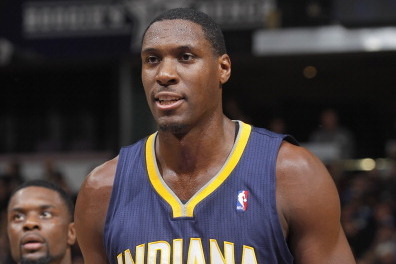 SACRAMENTO, CA - JANUARY 24: Ian Mahinmi #28 of the Indiana Pacers in a game against the Sacramento Kings on January 24, 2014 at Sleep Train Arena in Sacramento, California. NOTE TO USER: User expressly acknowledges and agrees that, by downloading and or 