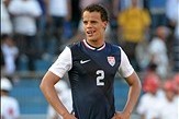 Feb 6, 2013; San Pedro Sula, HONDURAS; USA defender Timmy Chandler (2) reacts during a 2014 FIFA World Cup qualifying match against Honduras at Estadio Olimpico. Honduras defeated the United States 2-1. Mandatory Credit: Kirby Lee-USA TODAY Sports