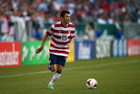 PORTLAND, OR - JULY 09:  Michael Parkhurst #15 of the United States plays against Belize during the 2013 CONCACAF Gold Cup on July 9, 2013 at Jeld-Wen Field in Portland, Oregon.  (Photo by Jonathan Ferrey/Getty Images)