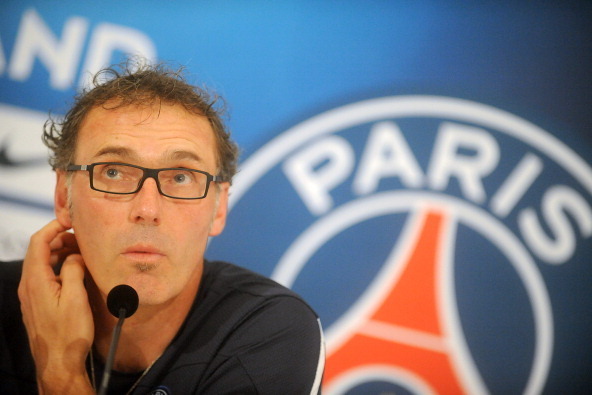 PARIS, FRANCE - JULY 19:  Paris Saint-Germain coach Laurent Blanc attends a press conference on July 19, 2013 in Clairefontaine, France.  (Photo by Antoine Antoniol/Getty Images)