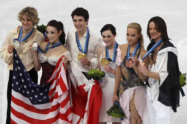 The Vancouver podium.