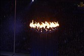 Aug 12, 2012; London, United Kingdom; The athletes of the nations parade in around the cauldron during the London 2012 Olympic Games at Olympic Stadium. Mandatory Credit: Richard Mackson-USA TODAY Sports