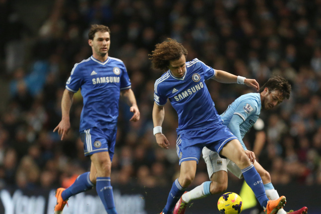 Any starts for David Luiz these days tend to be in midfield.
