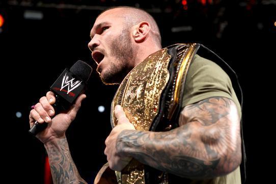 Randy Orton struggled to be heard thanks to chants for CM Punk.