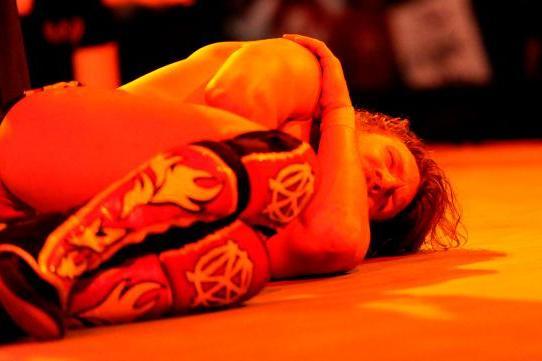 Daniel Bryan after Kane and Randy Orton attacked him