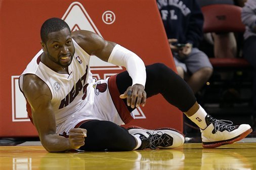 Despite the humbling influence of advanced age, Wade and the Heat are grinding on.