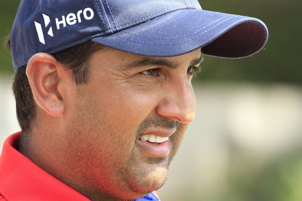 DUBAI, UNITED ARAB EMIRATES - NOVEMBER 02:  Shiv Kapur of India looks on during the third round of the Dubai Festival City Challenge Tour Grand Final played at Al Badia Golf Club on November 2, 2013 in Dubai, United Arab Emirates.  (Photo by Phil Inglis/G