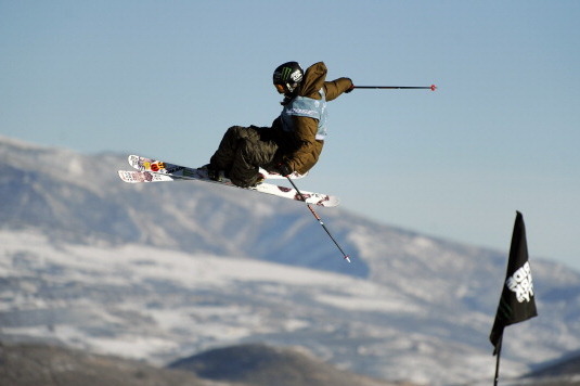 PARK CITY, UT - JANUARY 17: First place finisher Devin Logan of the United States competes during day one of the Visa U.S. Freeskiing Grand Prix at Park City Mountain Resort January 17, 2014 in Park City, Utah. (Photo by Gene Sweeney Jr/Getty Images)