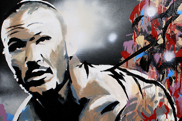 Painting of Randy Orton