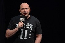 December 13, 2013; Sacramento, CA, USA; UFC president Dana White addresses the crowd before the official weigh-in for UFC on FOX 9 at Sleep Train Arena. Mandatory Credit: Kyle Terada-USA TODAY Sports