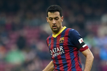 BARCELONA, SPAIN - FEBRUARY 01:  Sergio Busquets of FC Barcelona in action during the La Liga match between FC Barcelona and Valencia CF at Camp Nou on February 1, 2014 in Barcelona, Spain.  (Photo by Manuel Queimadelos Alonso/Getty Images)