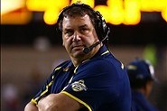 Dec 28, 2013; Tempe, AZ, USA; Michigan Wolverines head coach Brady Hoke in the second half against the Kansas State Wildcats during the Buffalo Wild Wings Bowl at Sun Devil Stadium. Kansas State defeated Michigan 31-14. Mandatory Credit: Mark J. Rebilas-U