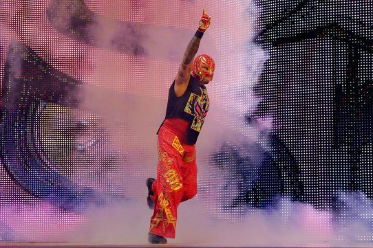 Who's that jumping out the sky? Who cares, it's not Daniel Bryan, let's go home.